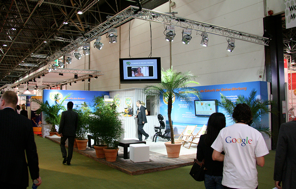 Der realisierte Messestand
